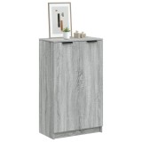 Gossi pantofar, gri sonoma, 59x35x100 cm, lemn compozit