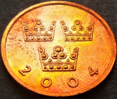 Moneda 50 ORE - SUEDIA, anul 2004 * cod 2339 = A.UNC foto
