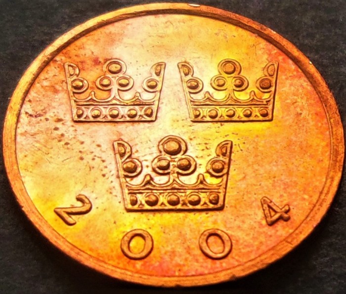 Moneda 50 ORE - SUEDIA, anul 2004 * cod 2339 = A.UNC