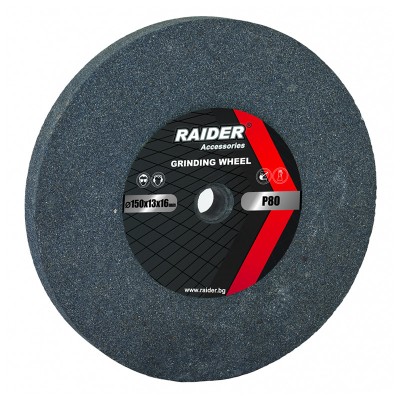 Piatra pentru polizor Raider, 200 x 20 x 16 mm, granulatie 60 foto