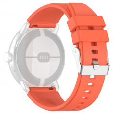 Curea pentru Samsung Galaxy Watch (46mm) / Gear S3, Huawei Watch GT / GT 2 / GT 2e / GT 2 Pro / GT 3 (46 mm) - Techsuit Watchband 22mm (W026) - Orange
