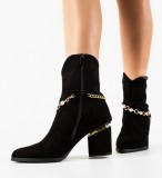 Cumpara ieftin Botine dama Zakari Negre