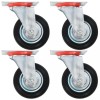 Gossi roti pivotante, 8 buc., 100 mm