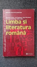 LIMBA SI LITERATURA ROMANA MANUAL PENTRU CLASA A XI-A - Crisan, Papadima