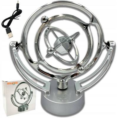 Perpetuum Mobile Pendul 3D cu magneți și bile mobile, obiect decorativ pentru biroul tău foto