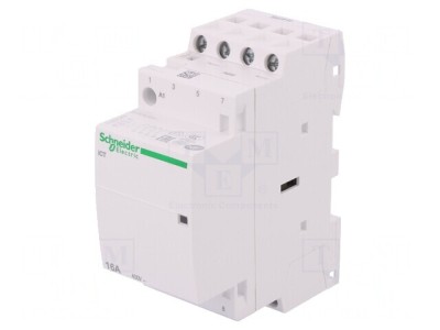 Contactor 4-Pole 16A 230-240V NO IP20 foto