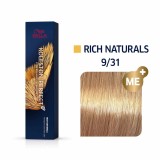 Wella Professionals, Koleston Perfect Me+, Vopsea permanentă de păr, 9/31 Very Light Blonde Gold Ash, 60 ml