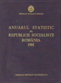 Anuarul Statistic al Republicii Socialiste Romania 1981 foto