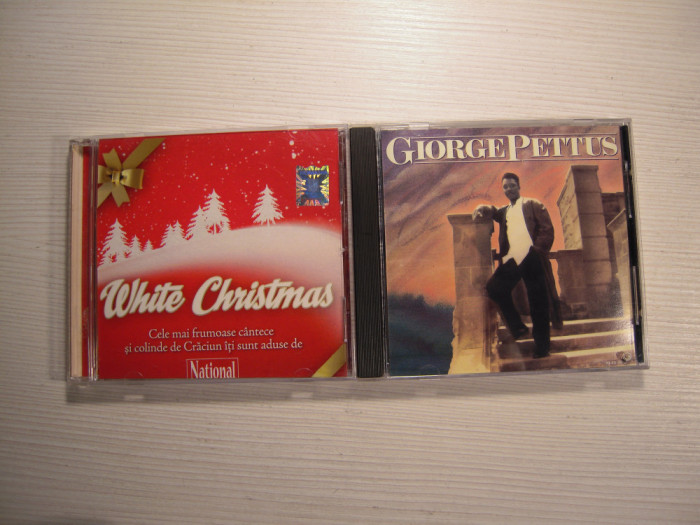 LOT 2 CD-uri: George Pettus (MCA Records) si Muzica de Craciun (White Christmas)