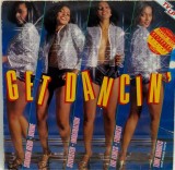 Various &lrm;&ndash; Get Dancin' VG+ / VG vinil, LP, disc disco _ Common Wealth, Olanda, 1983