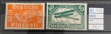 Germania Poșta Aeriană 1919 Flugpost 10 Pf și 40 Pf Lot 2 Mărci MNH -A1000