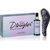 Dtangler We Care For Your Hair Set set cadou pentru păr Black Flower 2 buc