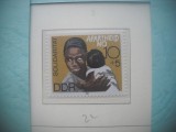 HOPCT TIMBRE MNH 1196 LUPTA CONTRA APARTHEID -1 VAL-1987-GERMANIA DDR/RDG, Nestampilat