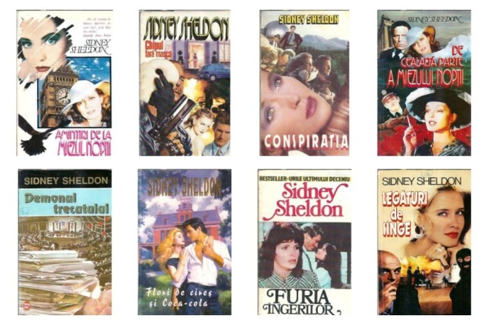 Pachet 15 carti SIDNEY SHELDON - romane de dragoste E