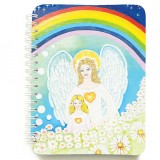 Cumpara ieftin Carnet cu Spira Ingerul Pazitor 12x16 cm, 100 File Dictando, Editura Soapta Stelelor
