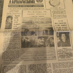 Ziar Timisoara Nr 119 - joi 25 Octombrie 1990