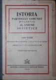 ISTORIA PARTIDULUI COMUNIST AL UNIUNII SOVIETICE