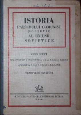 ISTORIA PARTIDULUI COMUNIST AL UNIUNII SOVIETICE foto