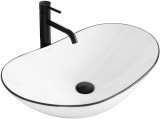 Lavoar pentru blat Rea Royal Negru Edge