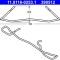 ATE 11.8116-0253.1 Arc, etrier frana