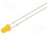 Dioda LED, 3mm, portocalie, 150...220mcd, 1mA, 1,8...2,2V, OPTOSUPPLY - OSO5PA3164A-1MA