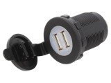 Alimentator USB Dublu 12-24V 5V 2.4A