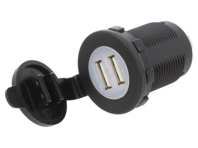 Alimentator USB dublu 12-24V 5V 2.4A foto