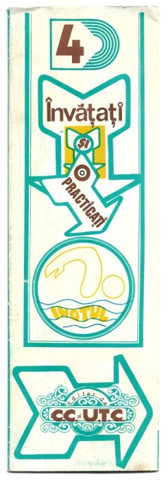 &Icirc;nvățați și practicați &icirc;notul (pliant rom&acirc;nesc, editat de C. C. al UTC, anii 1970-1980)