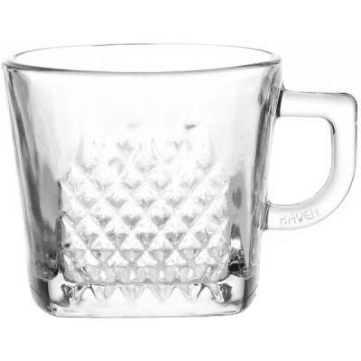 Set 6 cani sticla transparenta 260ml Kaveh Express GL9134GCL CNN40446 foto