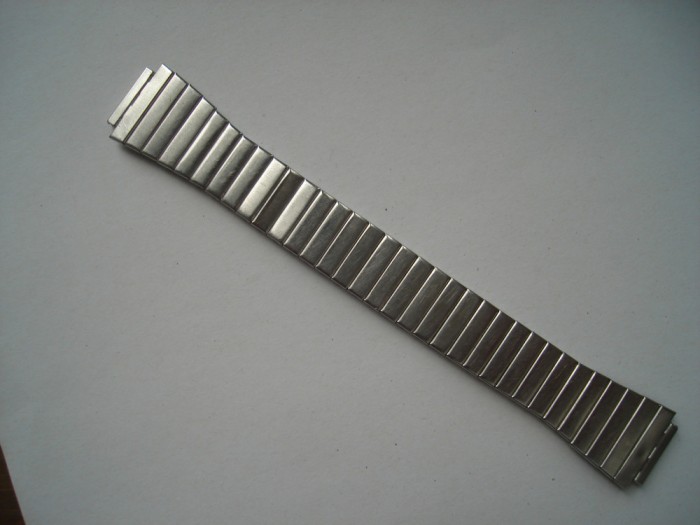 Curea de ceas metalica ZRC tip acordeon pentru telescoape de 15 mm