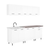 Primo 220 konyhab&uacute;tor feh&eacute;r, rauna szil munkalappal