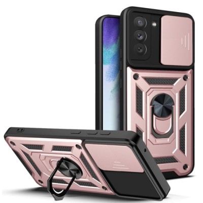Husa pentru Samsung Galaxy S21 FE 5G - Techsuit CamShield Series - Rose Gold foto