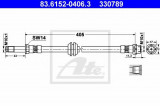 Conducta / cablu frana BMW Seria 3 Cabriolet (E46) (2000 - 2007) ATE 83.6152-0406.3