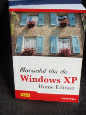 MANUALUL TAU DE WINDOWS XP - DAVID POGUE foto