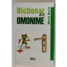 DICTIONAR DE OMONIME de MARIN BUCA , 2011