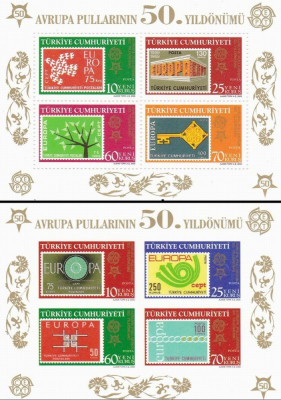 Turkey 2005 Europa CEPT perf.+imperf. sheets MNH CA.003 foto