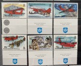 Teritoriul Antarctic Britanic (BAT) 1994 Transport/ Avioane, serie MNH, 6v, Nestampilat