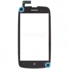 Nokia 610 Lumia display touchscreen, digitizer touchpanel piesa de schimb neagra TOUCHSCR