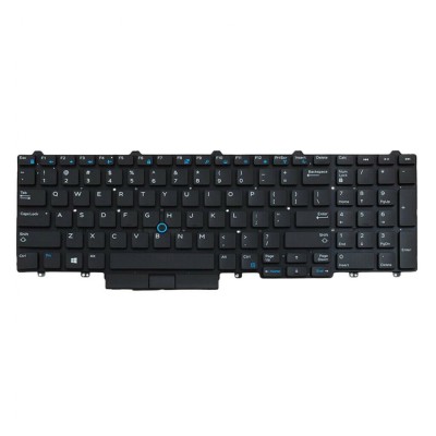 Tastatura Laptop, Dell, Latitude 15 E5550, E5570, E5580, E5590, E5591, E5710, N7CXW, TF5M0, cu iluminare, layout US foto