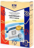 Sac aspirator Electrolux Xio, sintetic, 4X saci + 1 filtru, KM, K&amp;m