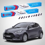Cumpara ieftin Stergatoare Mazda 2 Hybrid XP210 2022-2024 Set Fata Flat Premium TeamCar