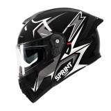Cumpara ieftin Casca Moto/Scuter Flip-Up FIXATO Viper, Viziera Dubla, Protectie UV, Modulabila, Negru Fulger, Marime 57-59cm