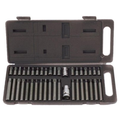 Set capete de insurubare si chei tubulare, mixte, 40 bucati, Gadget, 390702 foto