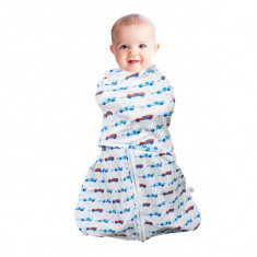 Sistem de infasare pentru bebelusi 3 in 1 blue 3-6 luni Clevamama for Your BabyKids foto