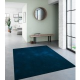 Covor Premium Belgian Model 71301-090, Marime 140 x 200 cm, Albastru, Inaltime Fir 20 mm, Antialergic, Microfibra, Living, Dormitor, Sufragerie, Birou
