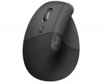 Mouse vertical Logitech Lift stangaci, Bluetooth, grafit - SECOND