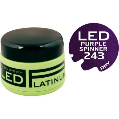 Gel colorat LED UV - 243 Purple Spinner, 9g foto