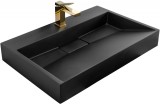 Lavoar din conglomerat GOYA Negru MAT 70CM, REA