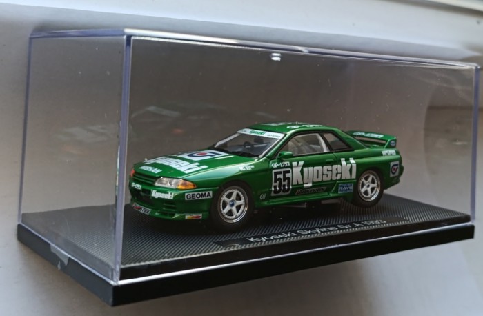 Macheta Nissan Skyline GT-R (R32) JTCC Gr.A 1993 verde - Ebbro 1/43