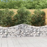 Cumpara ieftin Coșuri gabion arcuite 8 buc, 200x30x60/80 cm, fier galvanizat